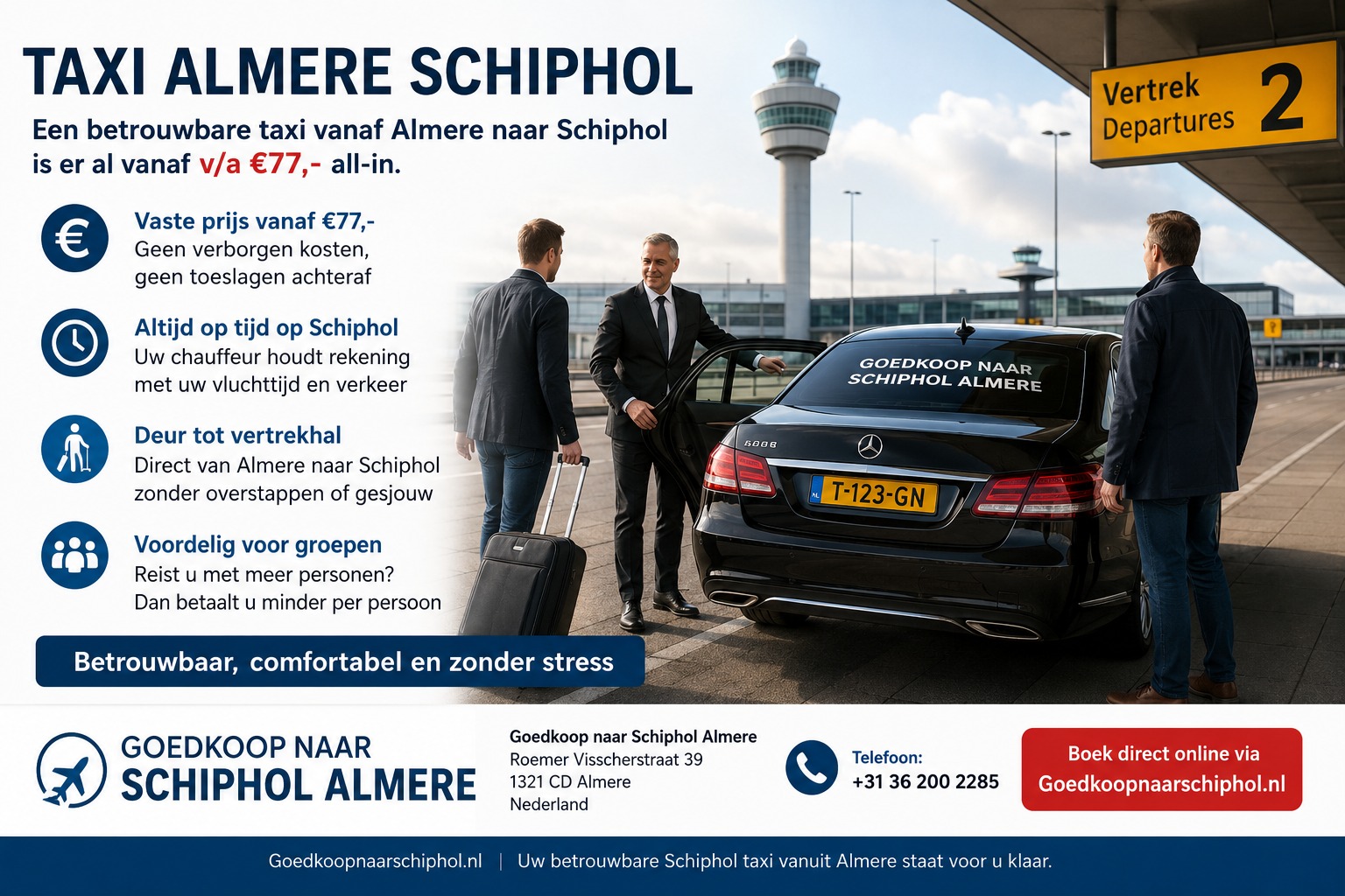 Goedkoop naar Schiphol Almere 